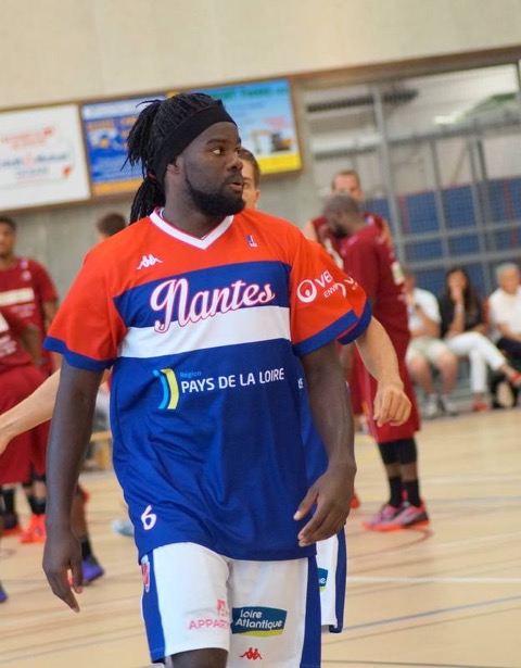 Nantes Hermine maillot de basket sublimation