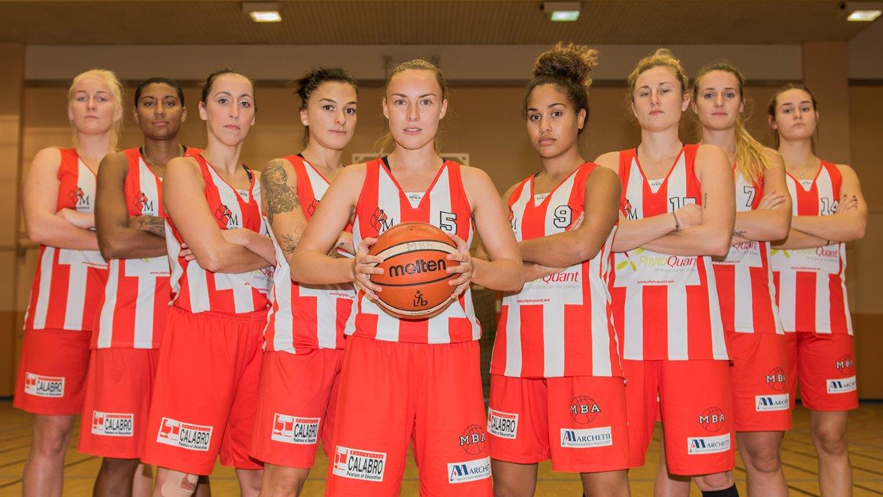 EkinSport Monaco Basket Association Nationale Féminine 2, maillot de basket sublimé et personnalisé