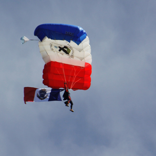 parachutiste 81 drapeau personnalisé et sublimé